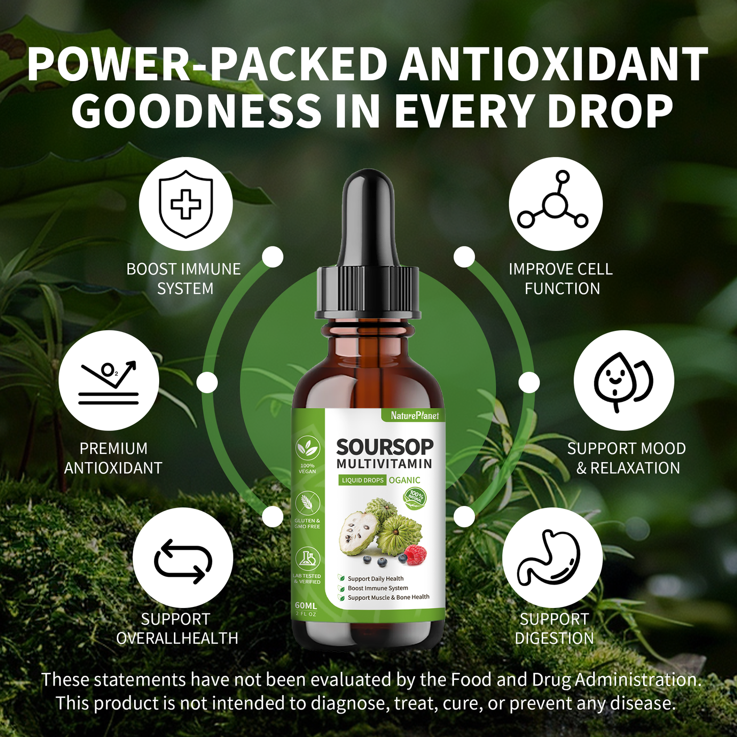 Tik Tok Exclusive - Soursop with Multivitamin Liquid Drop -60ml