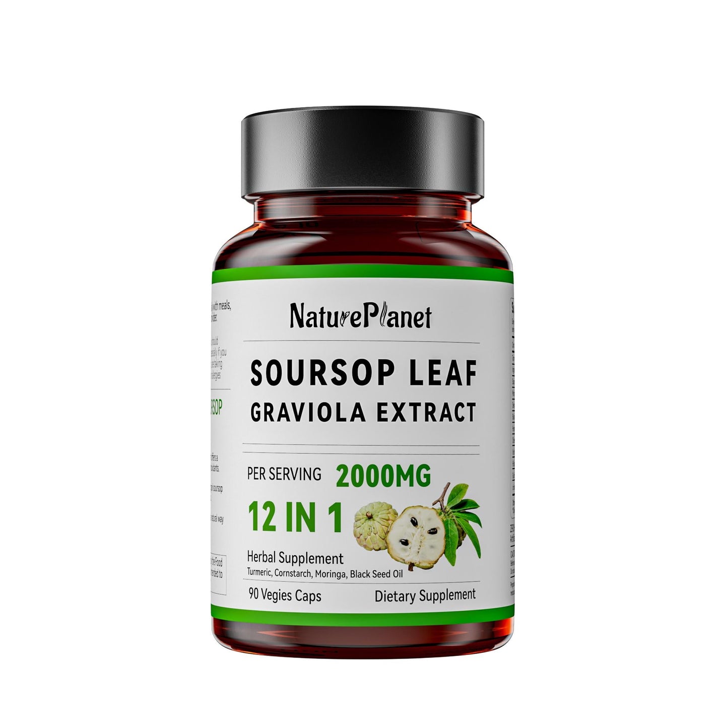 12 in 1 Turmeric Curcumin & Soursop Extract Capsules Online