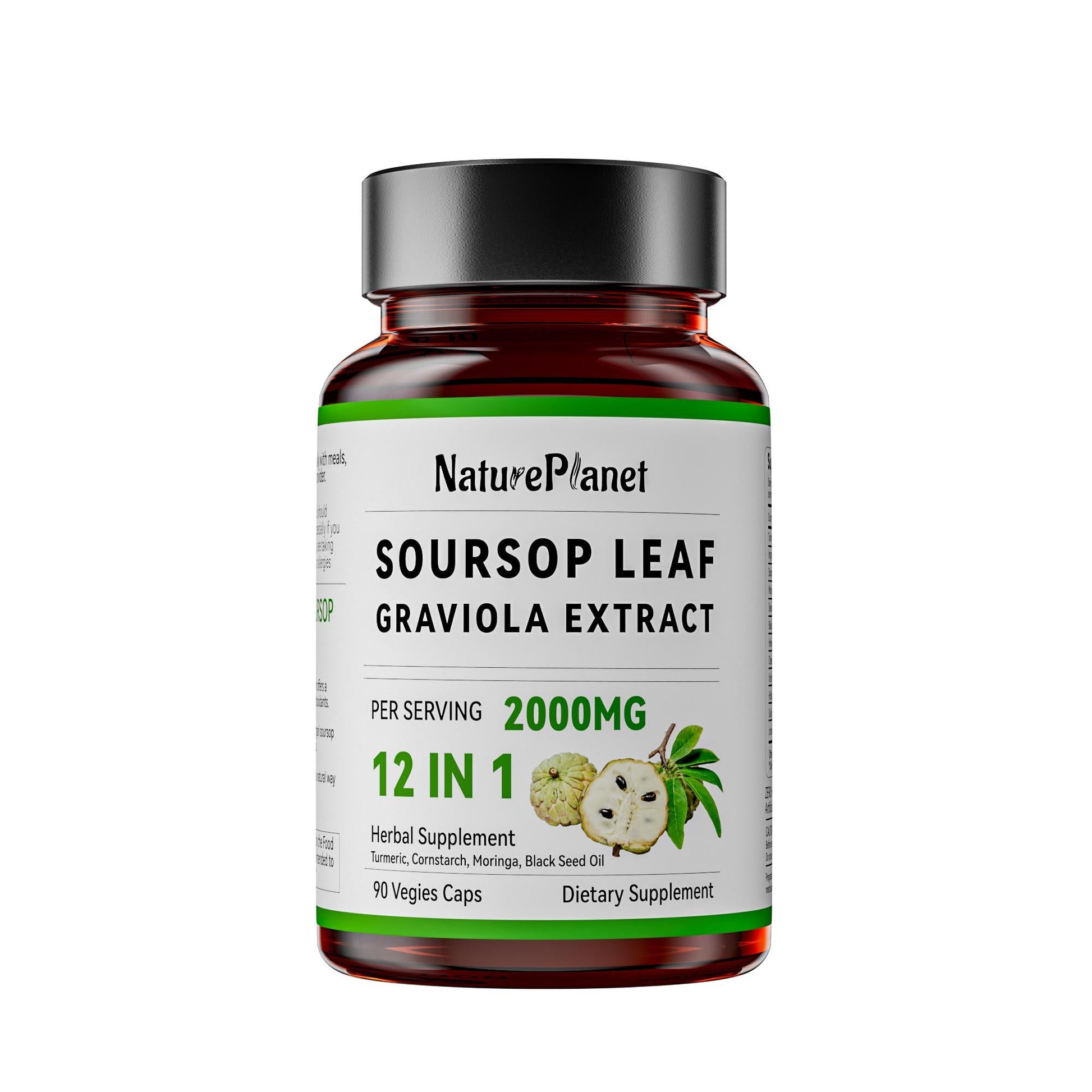 12 in 1 Turmeric Curcumin & Soursop Extract Capsules Online