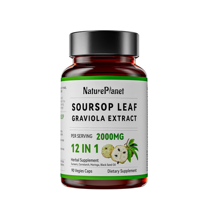 12 in 1 Turmeric Curcumin & Soursop Extract Capsules Online