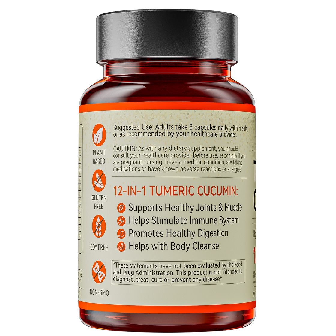 NaturePlanet Turmeric Curcumin & Soursop Leaf Graviola Extract bundled Herbal Supplement, 90 Capsules