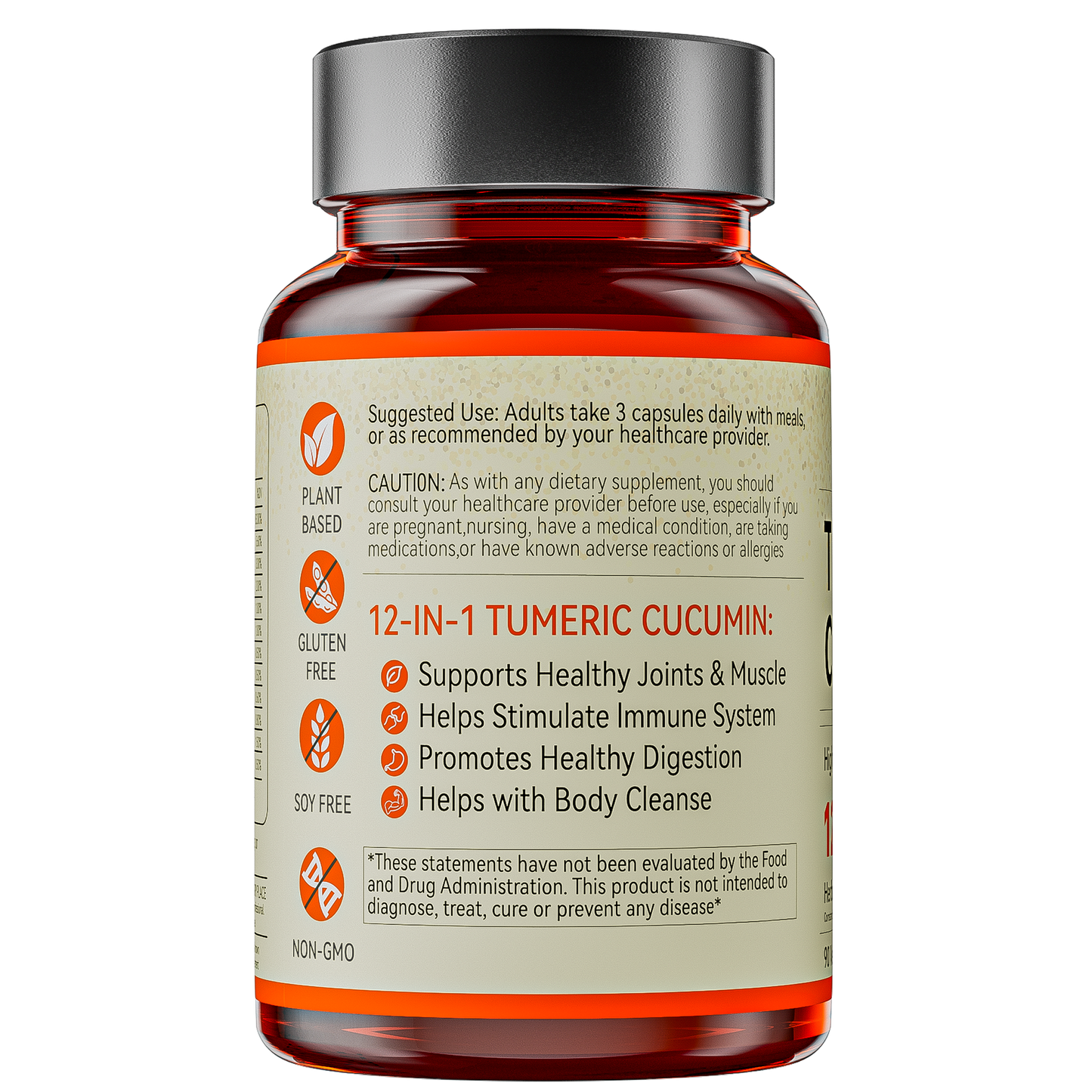 NaturePlanet Turmeric Curcumin & Soursop Leaf Graviola Extract bundled Herbal Supplement, 90 Capsules