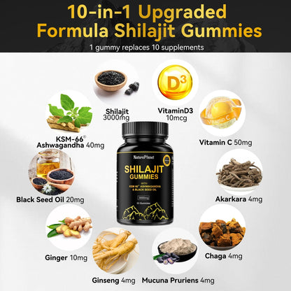 Shilajit Gummy for Men & Women - Natural Immunity Support Supplement