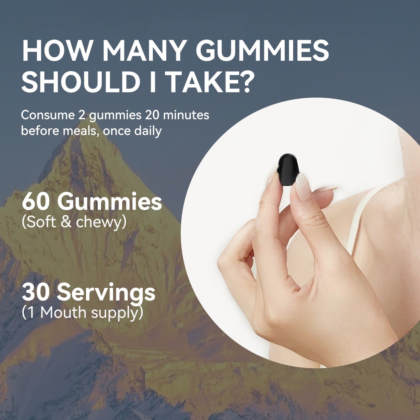 Tik Tok Exclusive - Shilajit Gummy for Men & Women- Energy, Brain, Immunity Support