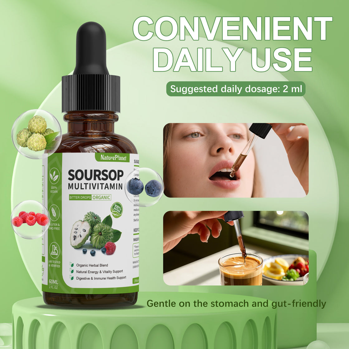 Soursop with Multivitamin Liquid Drop -60ml
