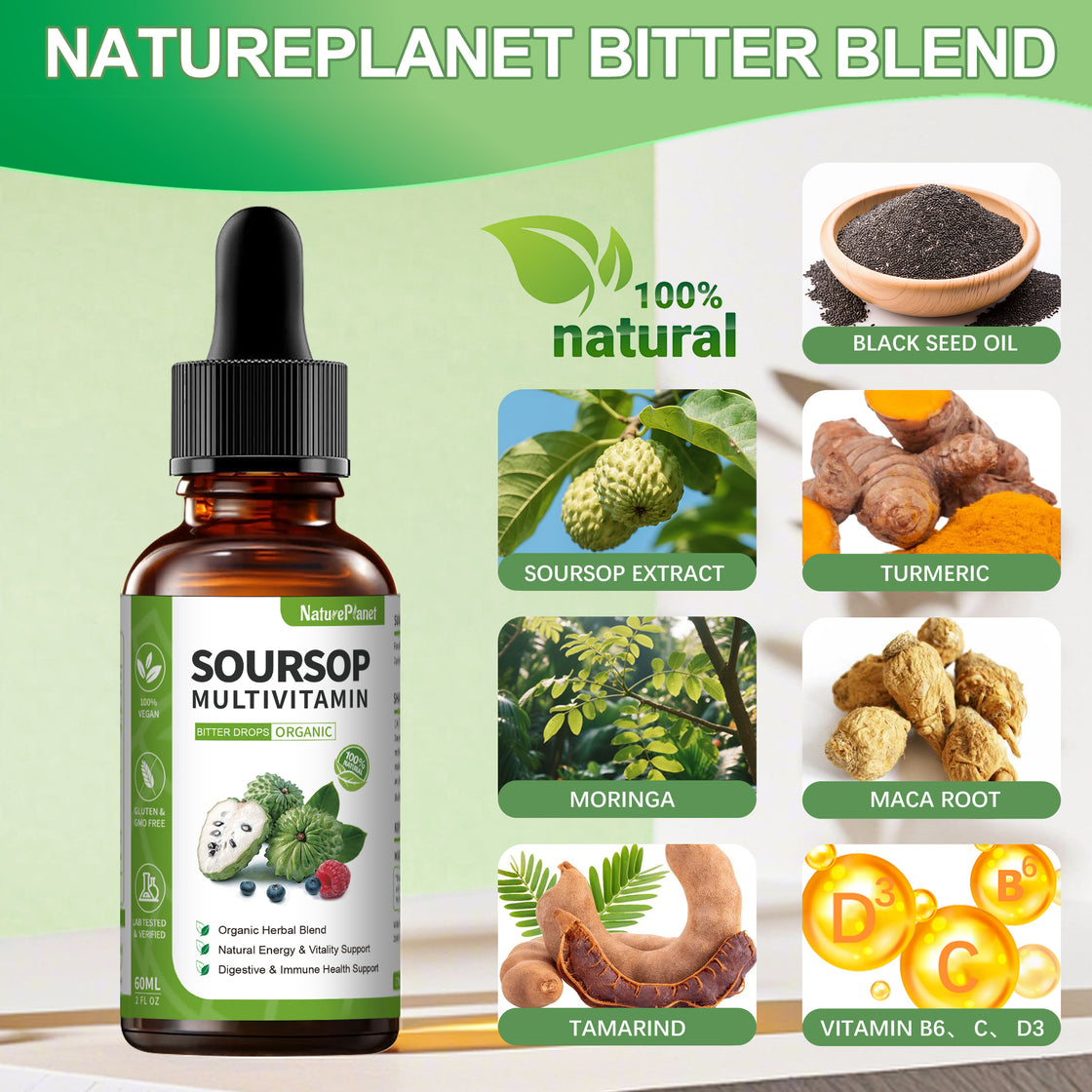 Soursop with Multivitamin Liquid Drop -60ml