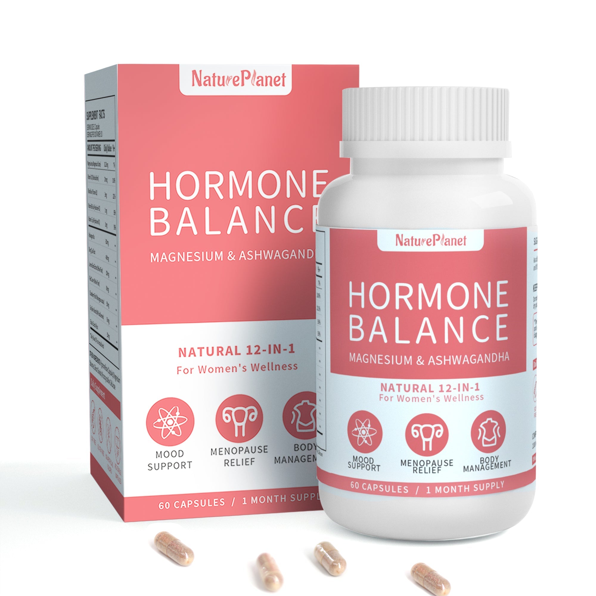 Natural Hormone Balance Capsules for Women - Mood Boosting Supplement ...