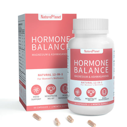 Natural Hormone Balance Capsules for Women - Mood Boosting Supplement