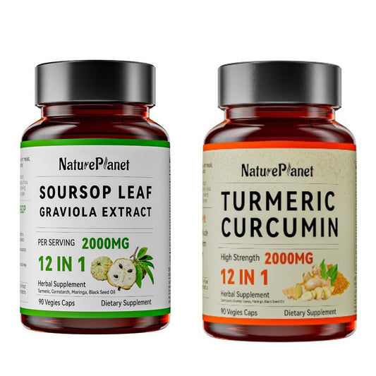 12 in 1 Turmeric Curcumin & Soursop Extract Capsules Online